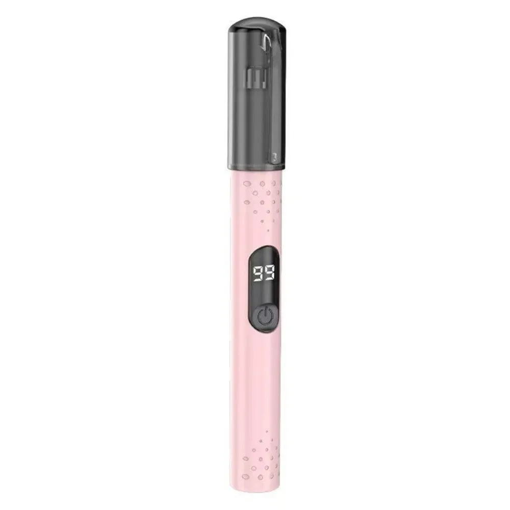 Waterproof Electric Nose Hair Trimmer Portable Design Washable Ear And Nose Hair Clipper Digital Power Display LED Screen