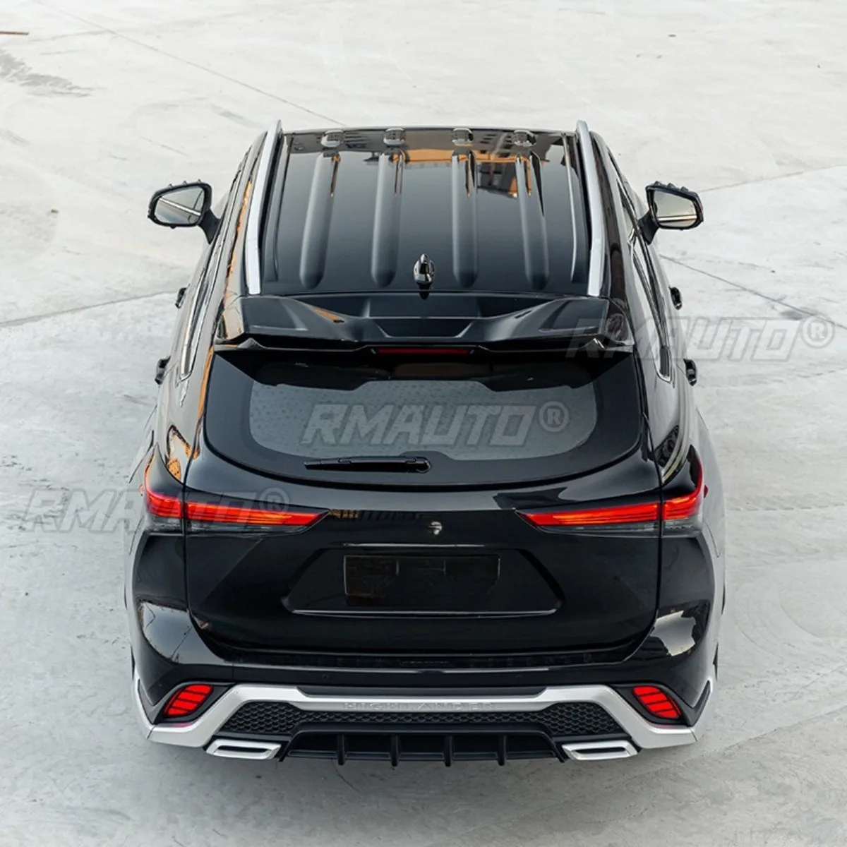 

Car Rear Spoiler Wing Trunk Spoiler Wing Chin Body Kit For Toyota 4th Generation Highlander Crown Kluger 2022 Car Accessories