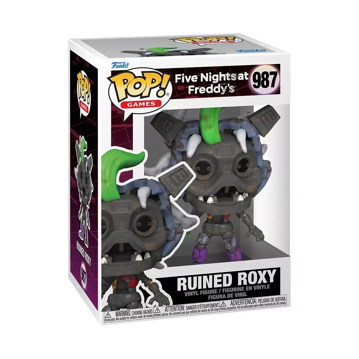 Funko Pop! Five Nights at Freddy's Security Breach figure de Ruined Roxy 987 in Spanish