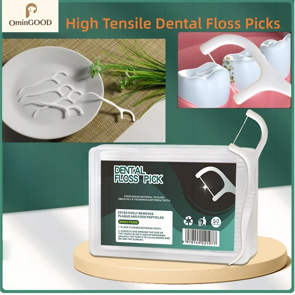 NEW 1-20 Box Portable Disposable Dental Floss Plastic Toothpick High-tension Dental Floss Stick Dental Floss Box ﻿Oral Care