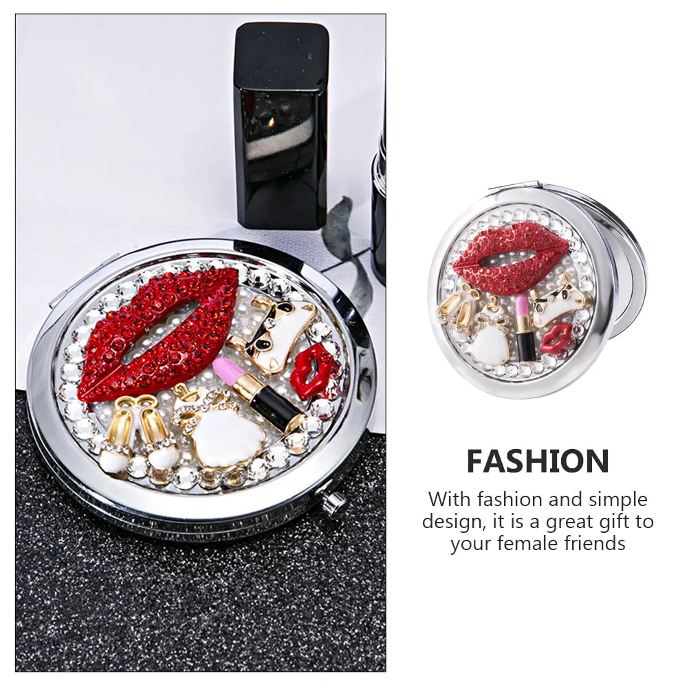 

1pc Folding Makeup Mirror Dual Sides, Portable Mirror For Women, Compact Travel Beauty Tool, Lightweight Personal Care