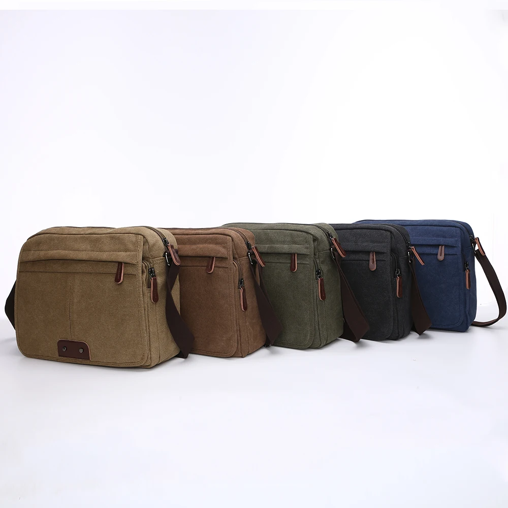 fashion single shoulder bag canvas trvel shoulder bag Leisure college student messenger bags for men and women