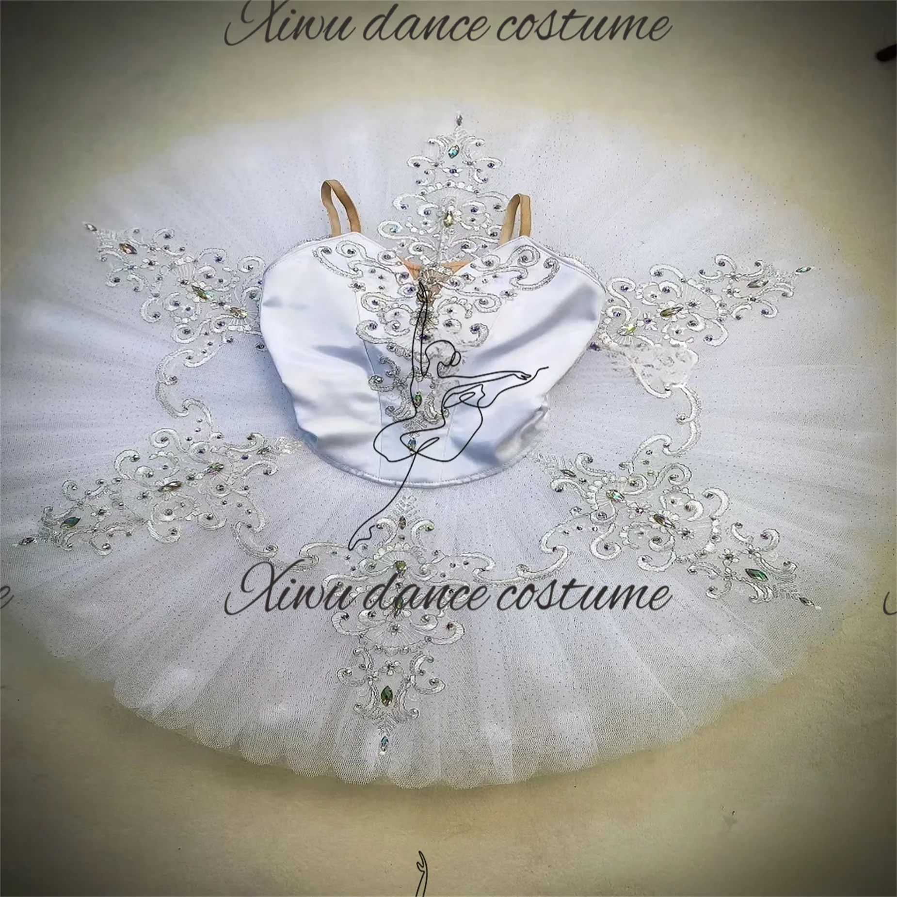 زي الباليه للمنافسة ، فستان الباليه ، الراقية ، حجم مخصص ، الأداء المهني ، عالية الجودة