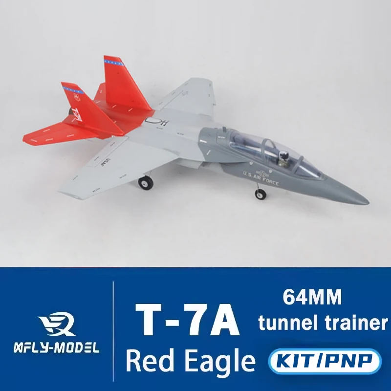 

XFly 64 мм T-7A Red Eagle KIT PNP RC Электрический симулятор Тренажер Самолет с фиксированным крылом Модель самолета с дистанционным управлением Игрушка для взрослых
