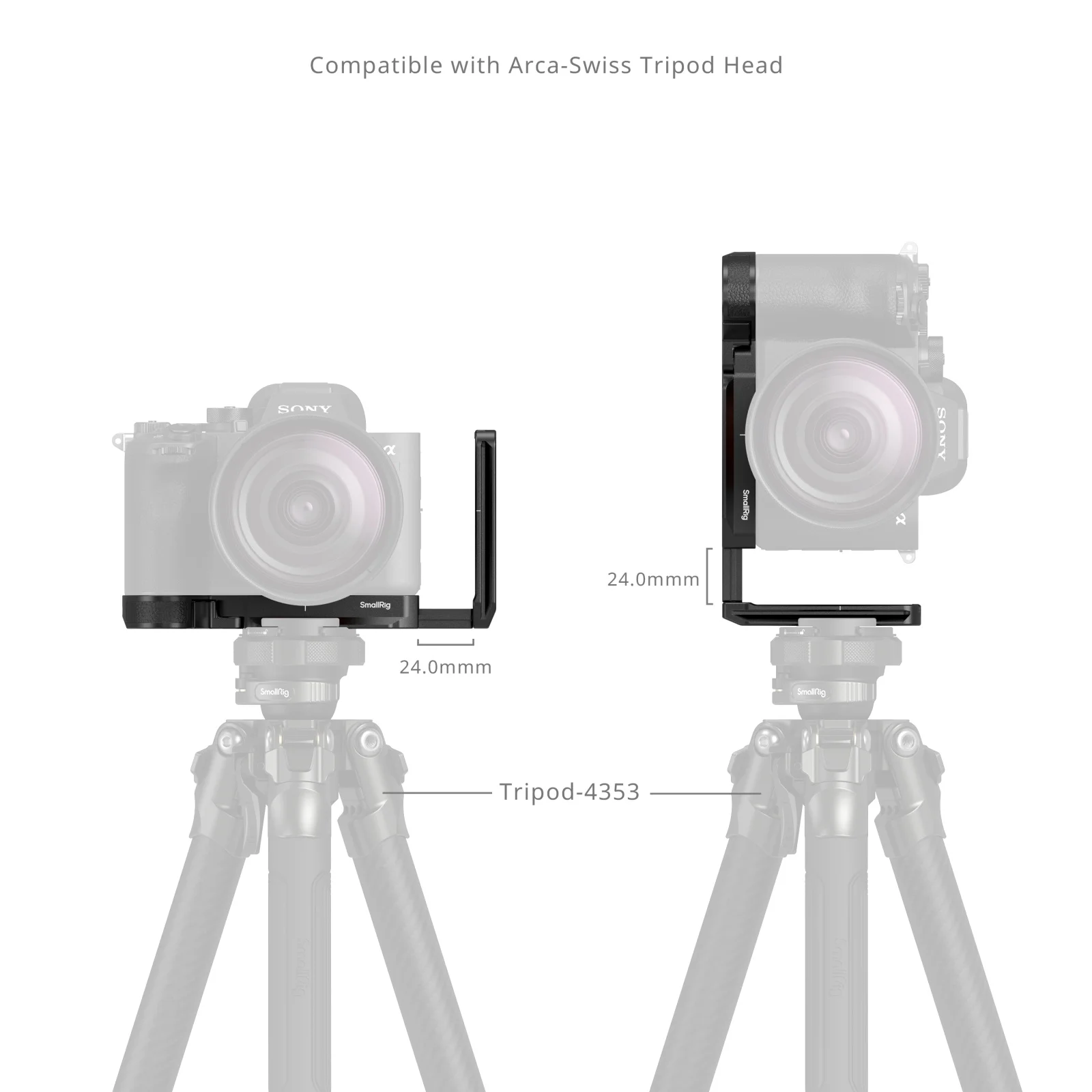 SmallRig L-Shaped Mount Plate for Sony Alpha 7R VI Quick Switching Horizontal to Vertical Shooting Accessory 6706