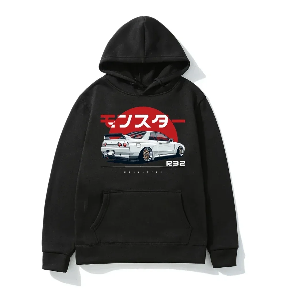 The r32 monster background line Print men/women knock on occasional sweatshirt popular sweatshirt S-3XL fashion