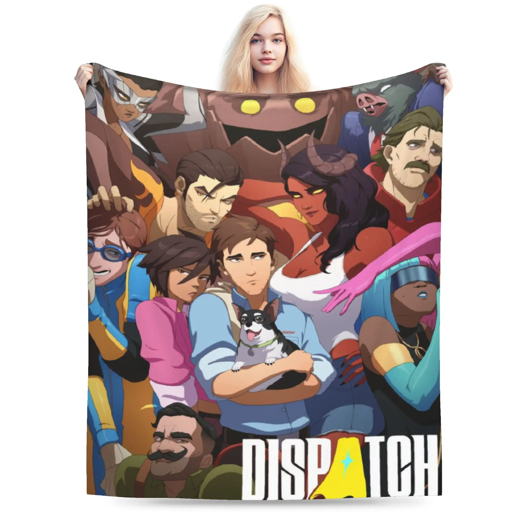 

Funny Dispatch Game Blanket Lightweight Thin Flannel Relax Throw Blankets Machine Washable
