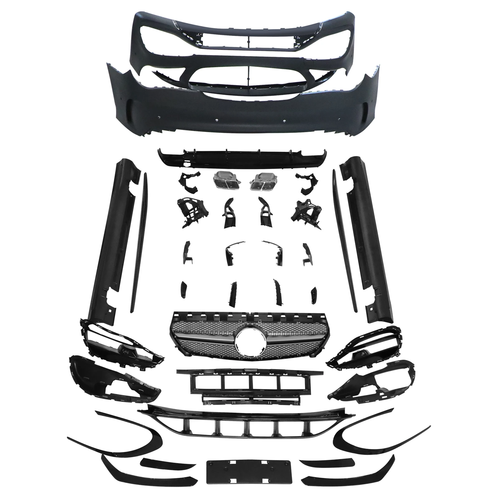 

Artudatech Bumper Body Kit Fit for Mercedes Benz CLA-Class W117 2013-19 facelift to CLA AMG45