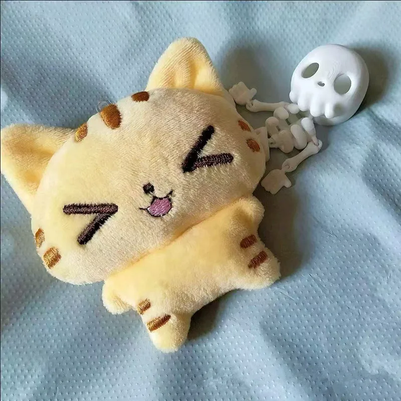 Cute Cartoon Retro Kitten Keychain, Super Adorable Plush Cat Doll Pendant, Mini Figurine Accessory view 5