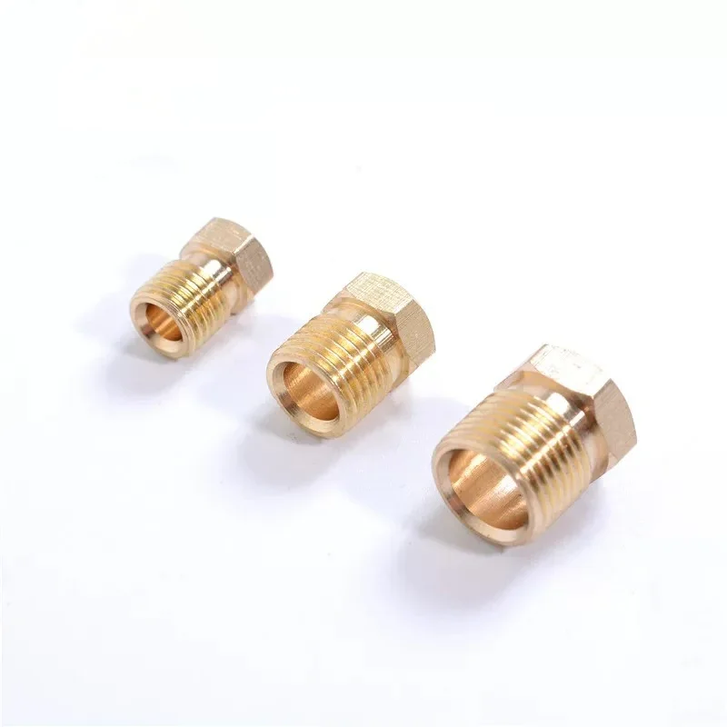 

New Type PA-4 PA-6 Copper Hydraulic Fittings Lubrication Pump Oil Line Straight Joint Condition New Pipe Hydraulic Spare Parts