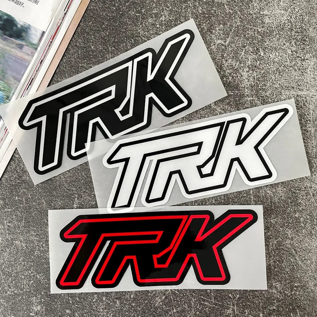 2pcs TRK Waterproof Vinyl Decal Sticker For TRK 502 502X 251 702 702X Motorcycle Helmet Body Modification Accessories