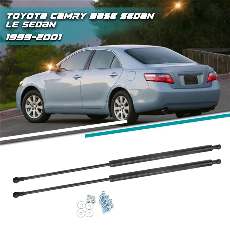 

Pneumatic rear tailgate support bar for 1999-2001 Toyota Camry Base Sedan LE Sedan Pneumatic suspension rear glass support bar