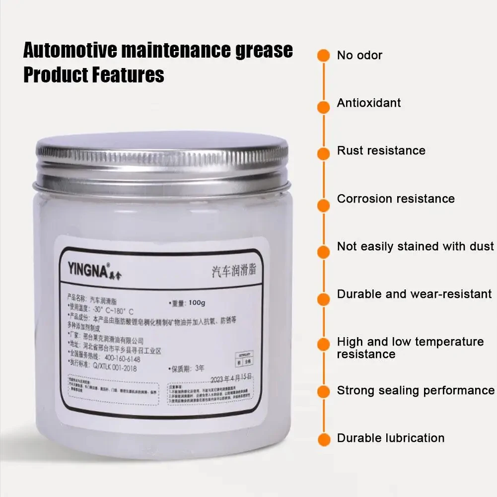 Car lubricating Grease Hardware Lubricating Oil Bicycle Applied Gear Oil Lithium Based Grease Mechanical Maintenance Grease Kit