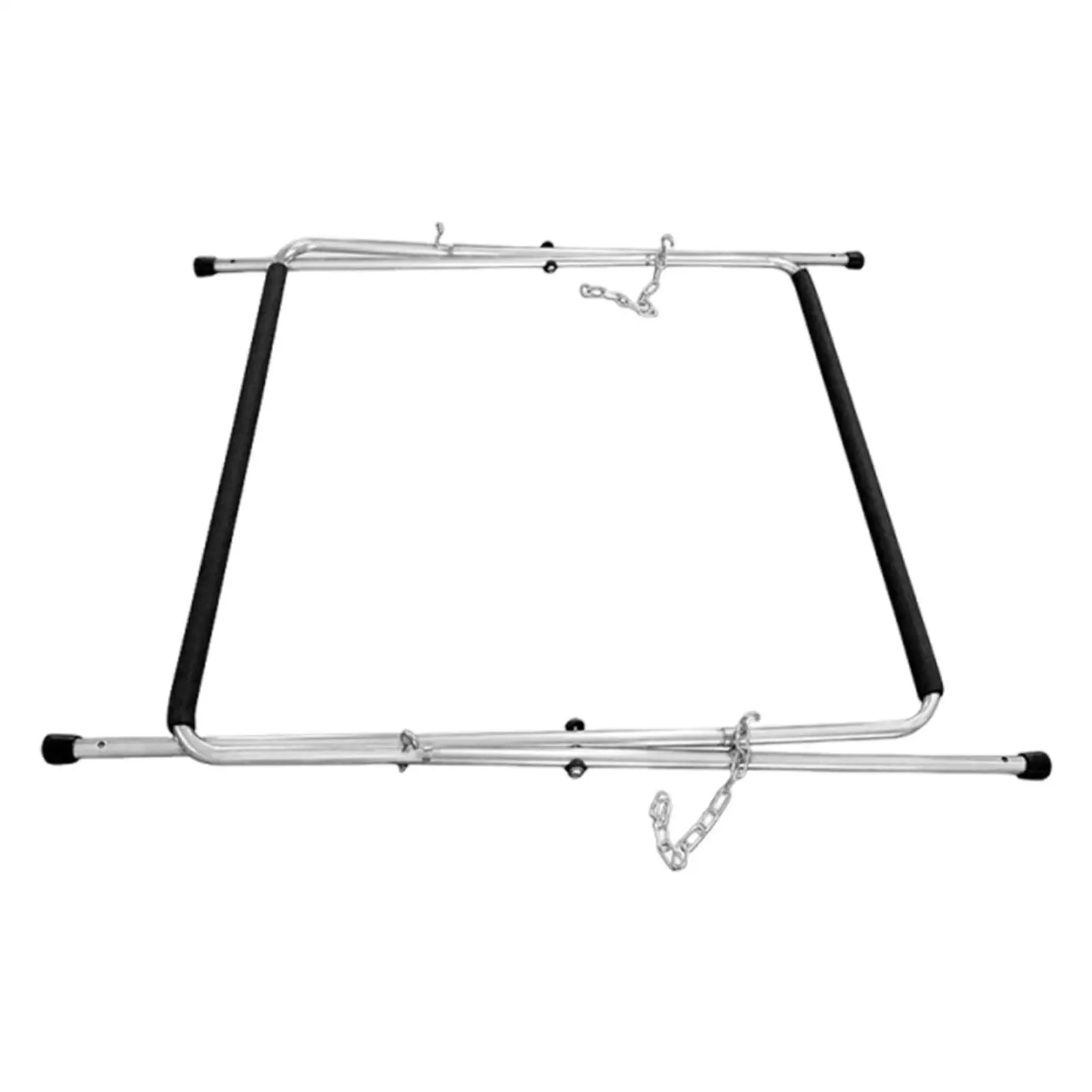 Auto Painting Rack with Adjustable Chains Multipurpose Accessory for Windshield and Galvanized Steel Tube Car Paint Rack