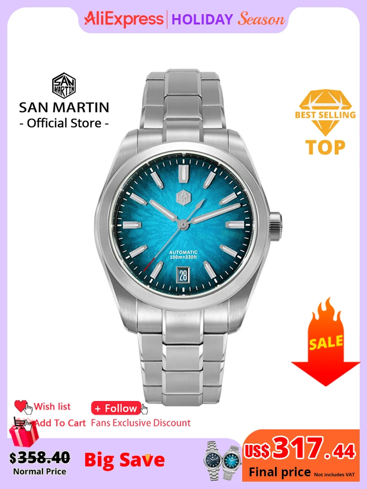 San Martin 36mm 39mm 42mm SN0144 JianZhan Gada Watch Miyota 9015 Original Design Chinese Dress Men Automatic Mechanical Watches
