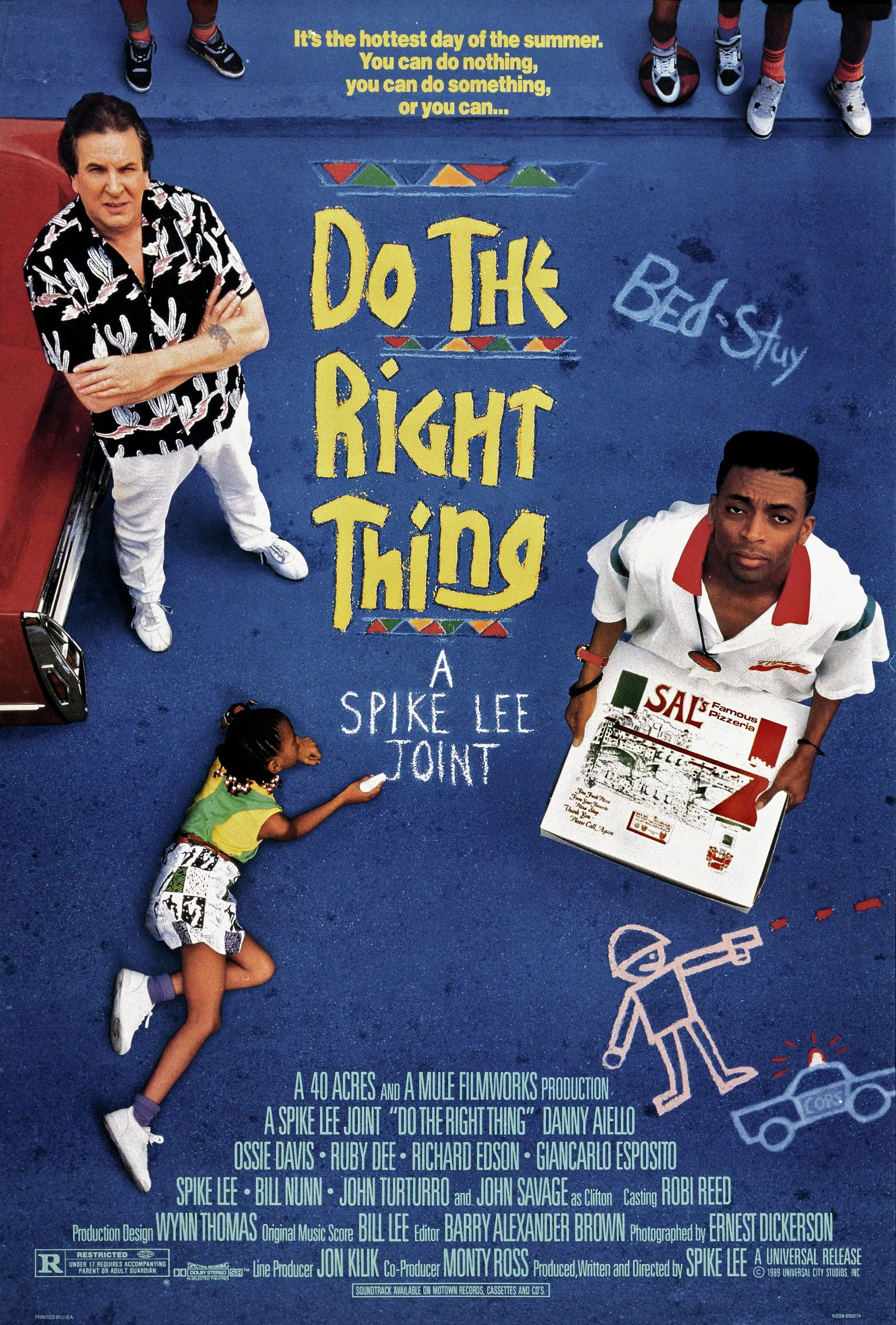 Movie Do the Right Thing 1989 Poster Printing Home Decor Wall Art Painting
