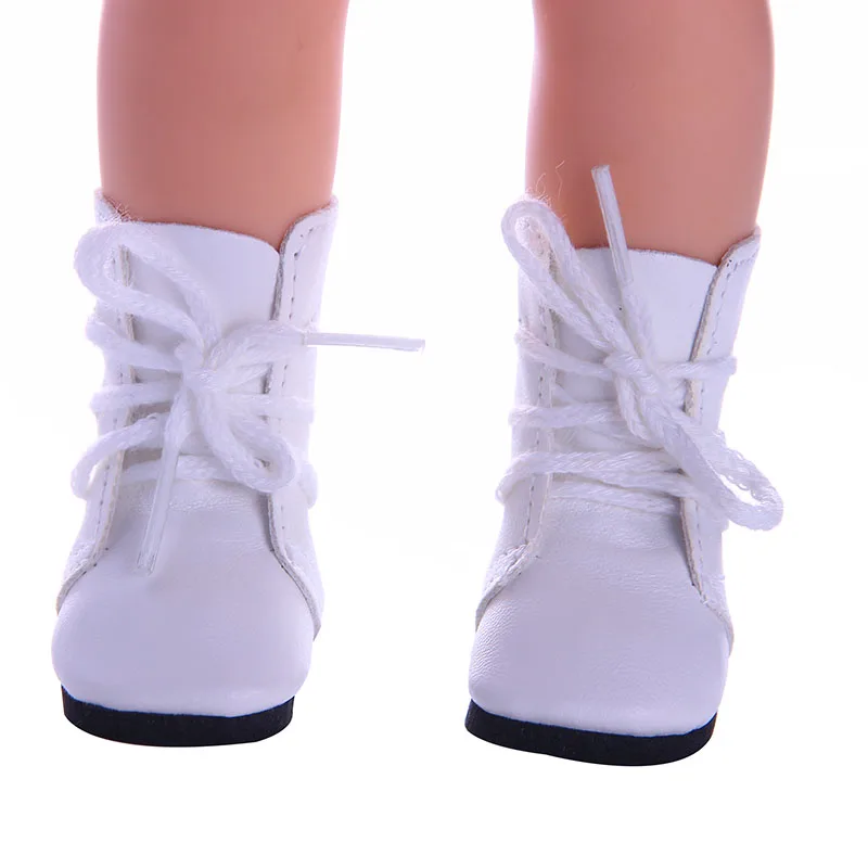 5.5Cm Pop Shoes Boots High-Top Pu Shoes Fit 14.5Inch Paola Reina Pop 1/6 Bjd Blythe Exo Wellie Wisher Pop Boots Russian Girl Toy