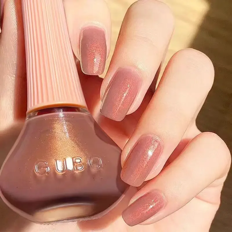 12ml Nagellack Nagellack auf Öl basis No-Bake schnell trocknen nicht reißen kleine Glitzer transparent rot blau grün nackt 45 Farben