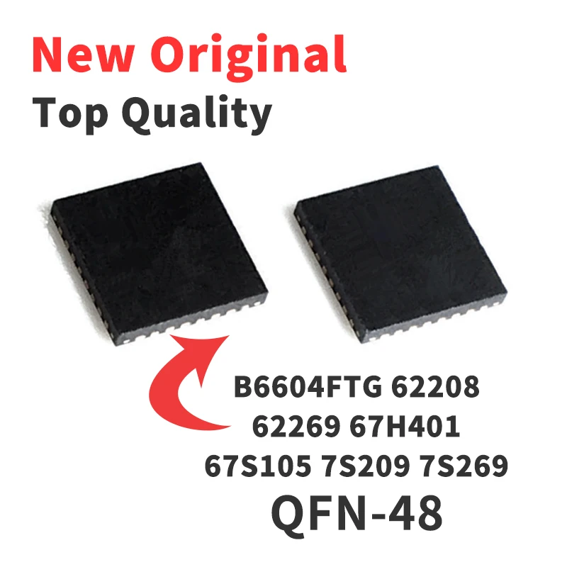 (1 Piece) TB67 S209FTG S269FTG S105FTG H401FTG TB62269FTG TB 62269FTG 62208FTG 6604FTG QFN-48 Original New Chip