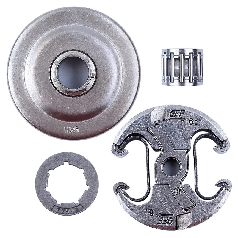 325 Inch-7T Clutch Drum Sprocket Rim Needle Bearing Set 350 346XP 350 351 353 445 450 E Chainsaw