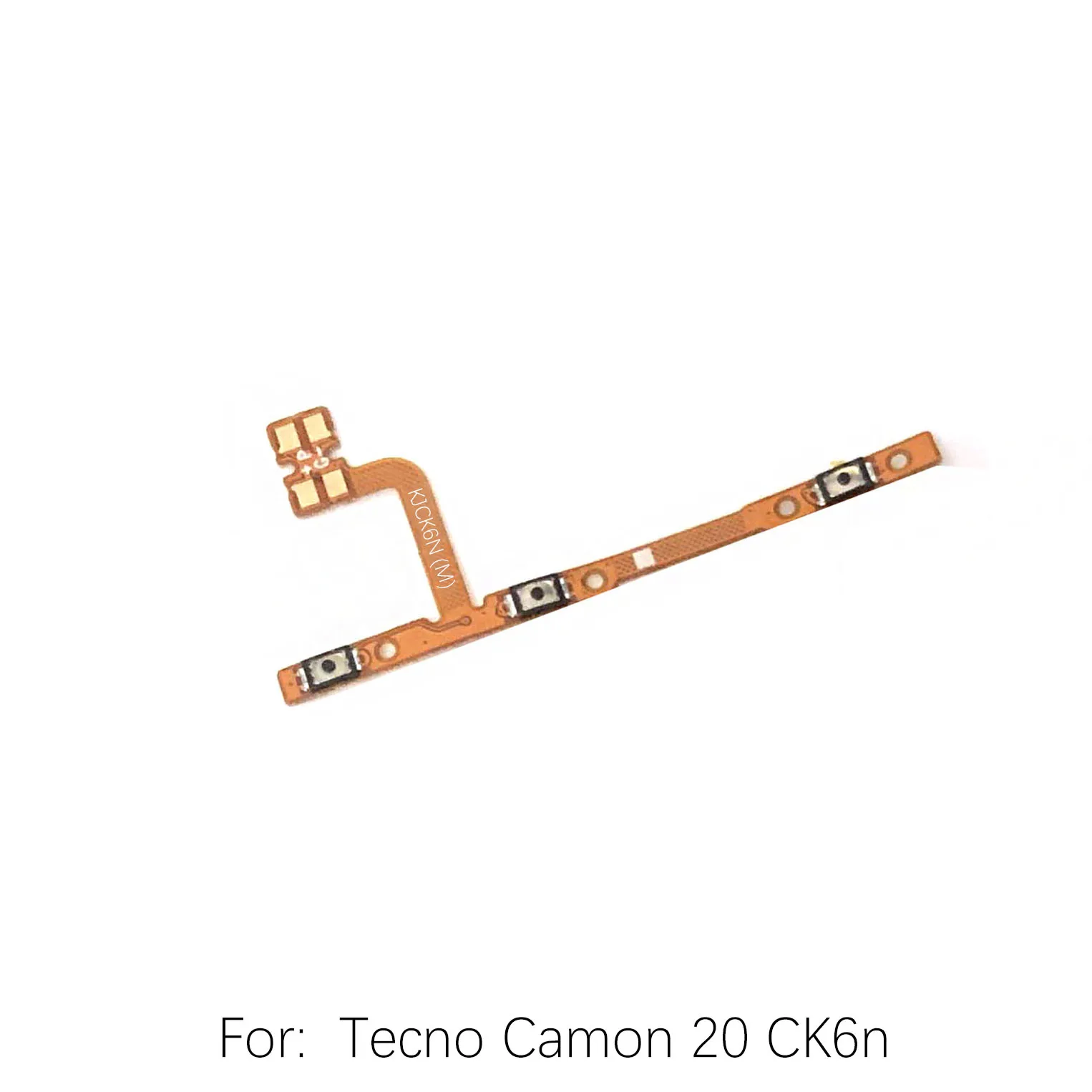 For infinix Camon20 20Pro Spark7 6GO 10Pro CK6n CK7n KE5 KF6 K17 KG5 K18 Power Button volume Flex Cable OnOff