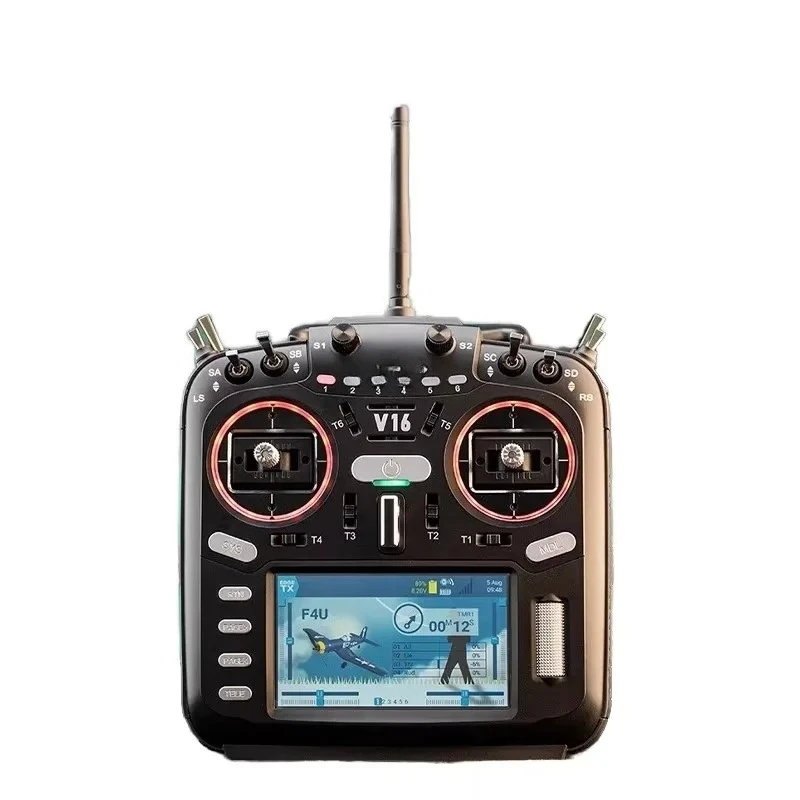 V16 MAX 5200mAh Open-Source Remote Control FPV Aerial Drone Model with ELRS 2.4G English & Chinese Color Screens