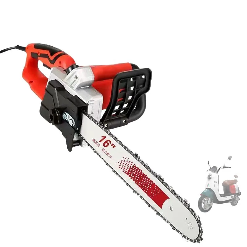 Plug-in Electric Chain Saw,Multifunctional Dual-purpose,High-power Handheld Saw For Home Logging And Wood Cutting