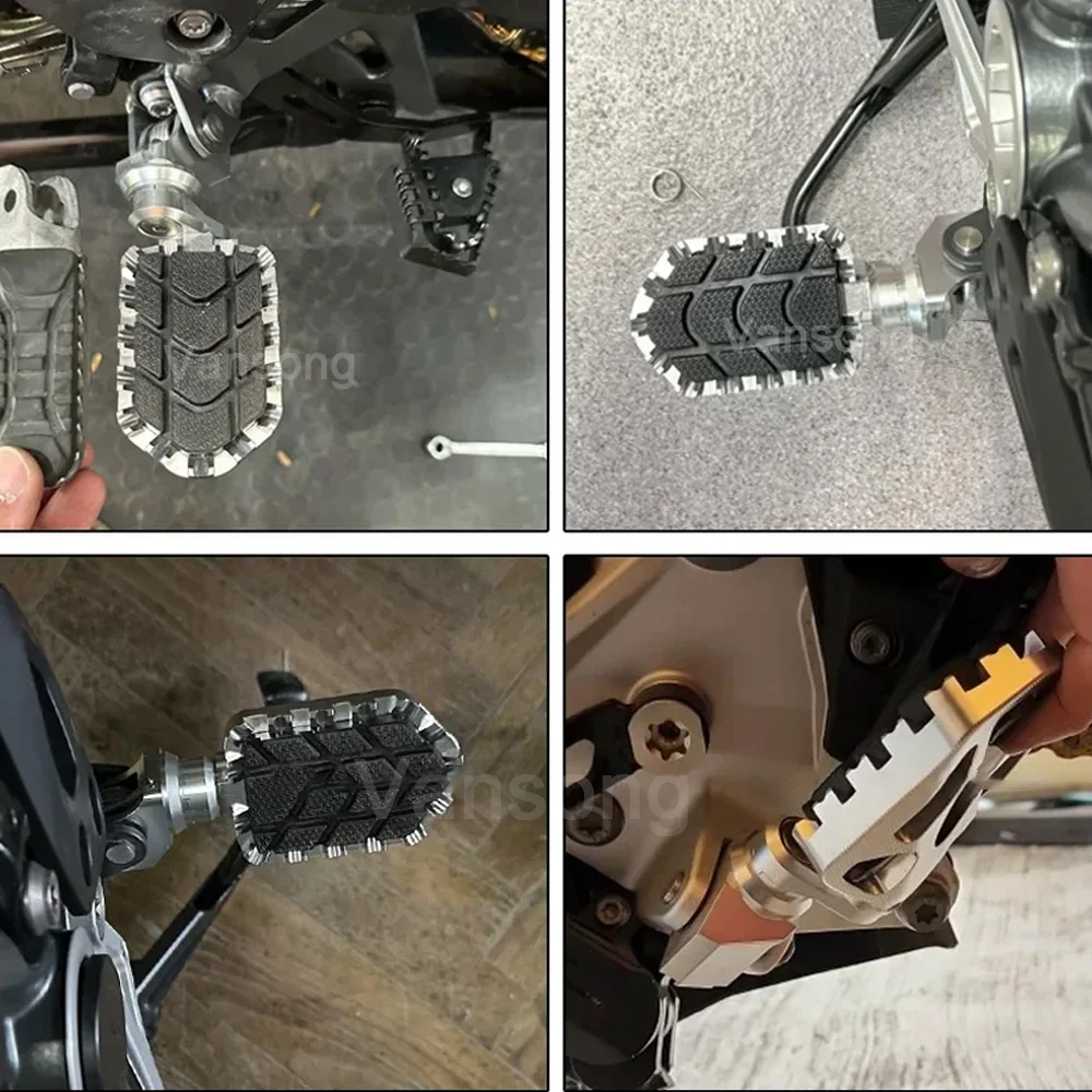 Motorcycle GS1200 Scaffolding Footrests Foot Pegs For BMW R1200GS R nine T Scrambler R1100GS R1150GS 99-03 F800GS F650GS F700GS