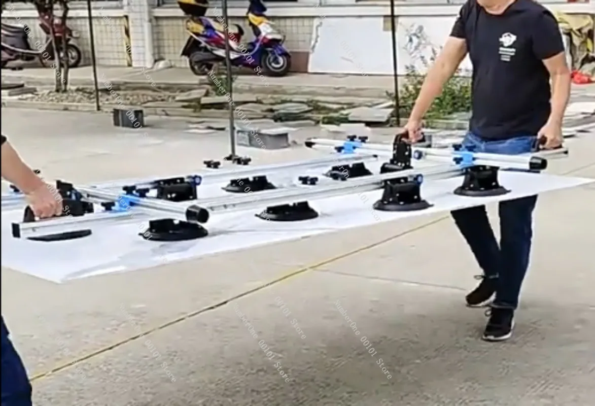 

Стойка-подъемник с присосками для крупноформатной плитки, для транспортировки и укладки больших стеклянных и каменных панелей, сверхмощная