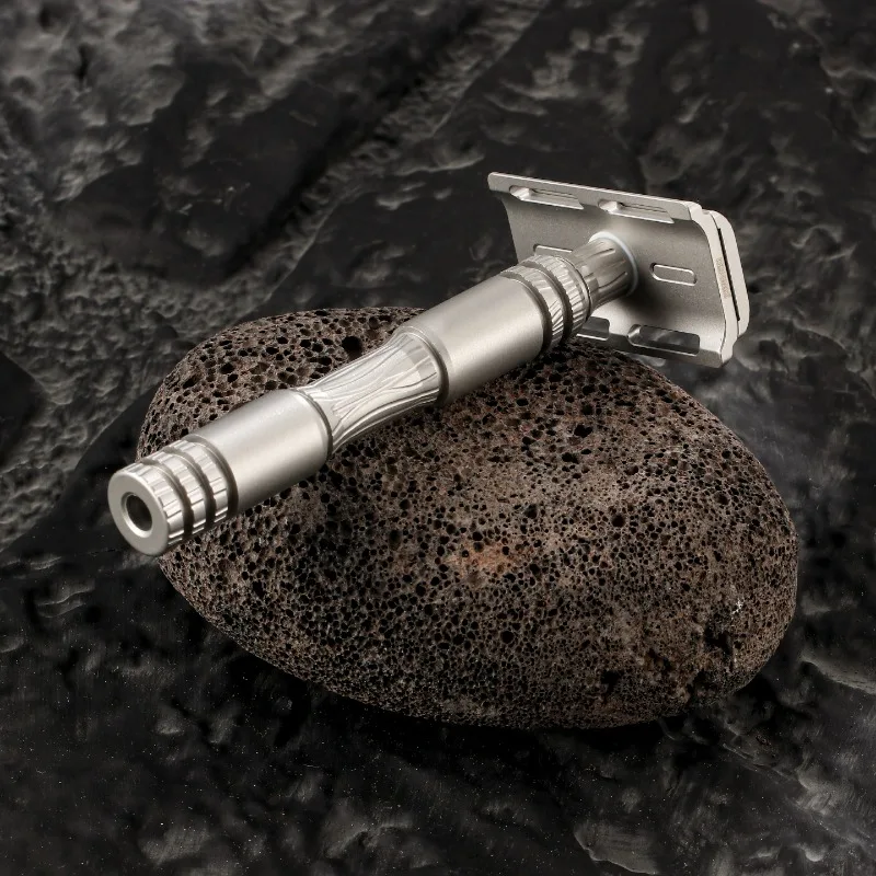 2026 YAQI Beard Shaver YAQI Ghost Safety Razor 316 Stainless Steel Smooth Shaving Designed for Comfortable Experience