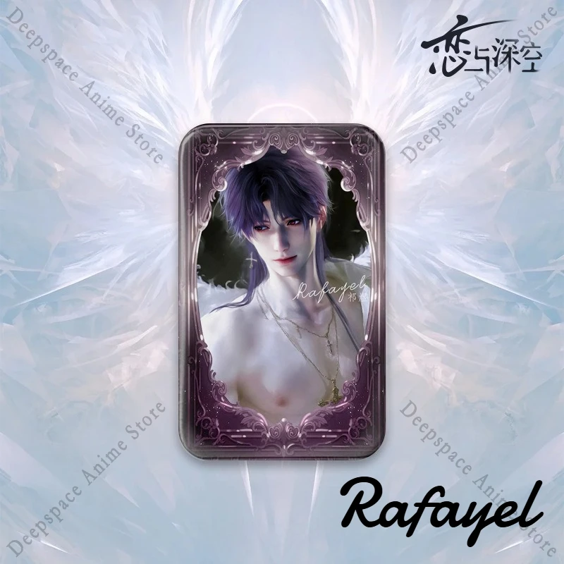 2025 الحب والمساحة العميقة سيلوس رافاييل زين كوسبلاي أنيمي 4*7 سنتيمتر مستطيل شارة شعار ريشة بروش ظهره الديكور