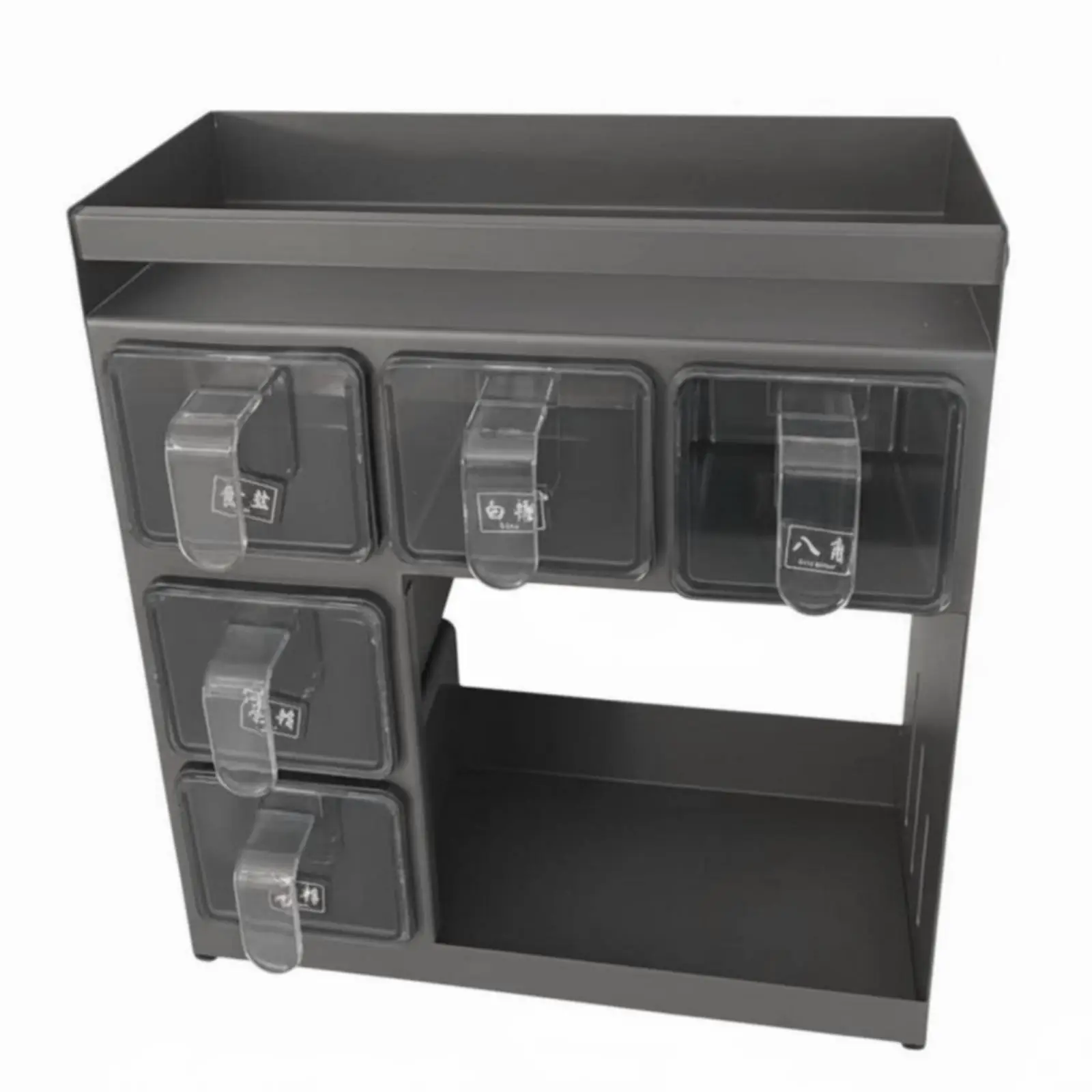 Wall Mounted Seasoning Rack Space Saving Countertop Seasoning Storage Rack
