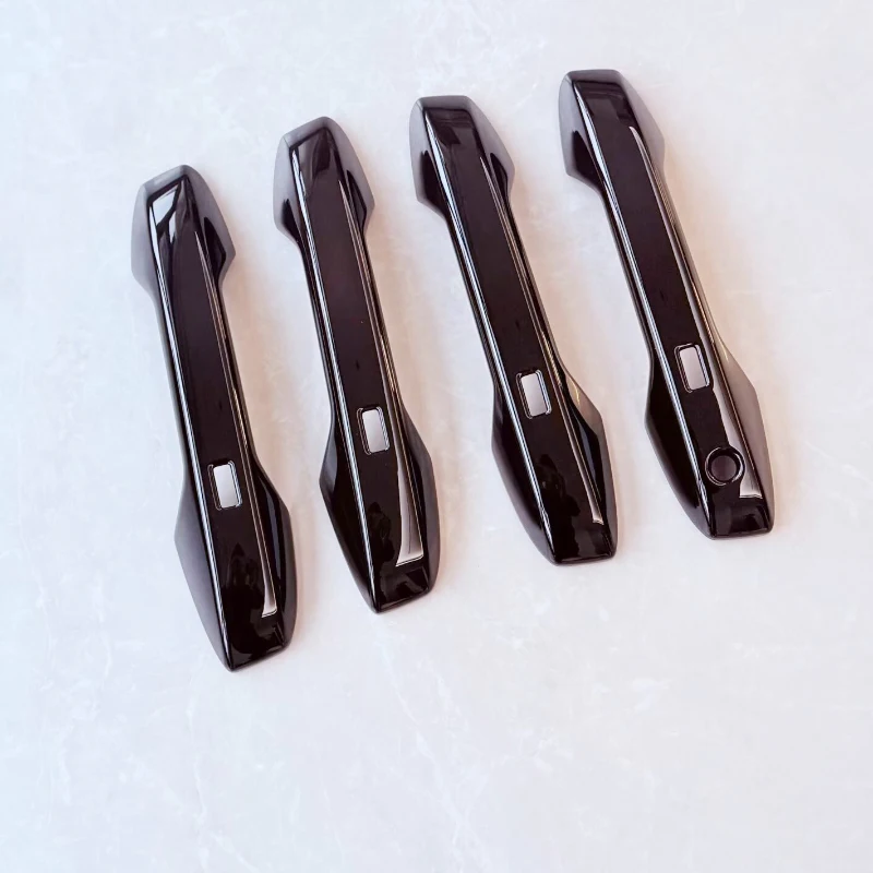 For Nissan Armada Y63 2025 2026 ABS Black Exterior Car Side Door Handle Frame Cover Sticker Trim Car Accessories