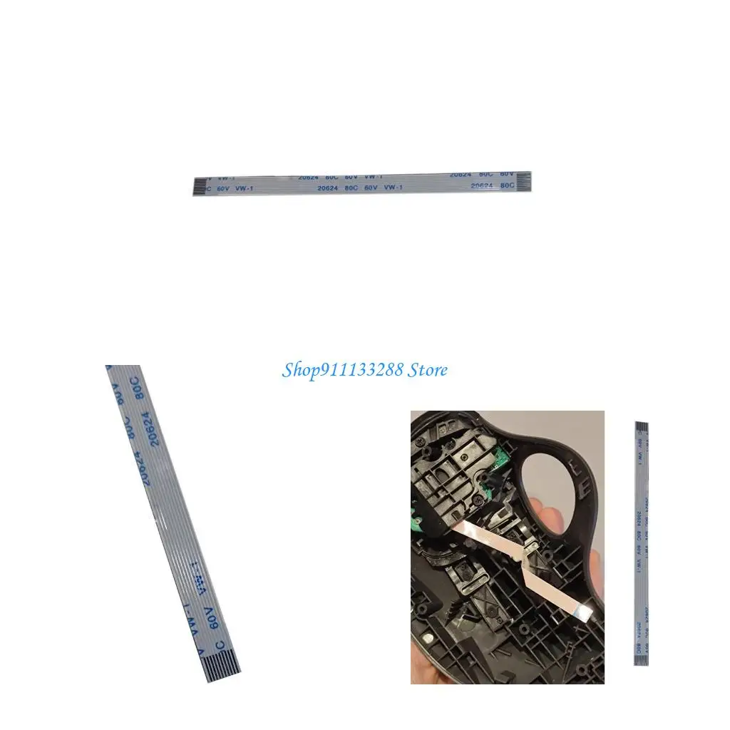

G88D PVC Mouse Ribbon Cable Flexible Cord for M575 Ergo Ergonomic Trackball Mouse Accessories