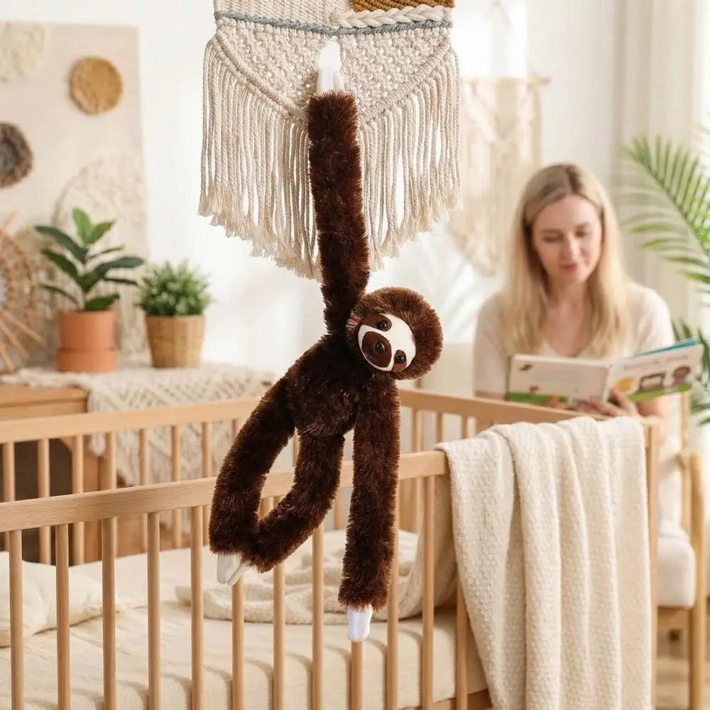 

Long Arm Large Plush Monkey Doll Stuffed Doll Realistice Monkey Plush Toy 50cm Simulation Orangutan Plush Doll Room Decor