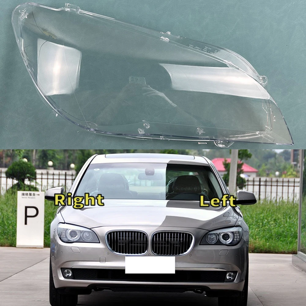 

For BMW F01 F02 7 Series 730i 735i 740i 745i 750i 760i 2009 ~ 2015 Headlight Glass Cover Headlamps Transparent Shell Lens Case