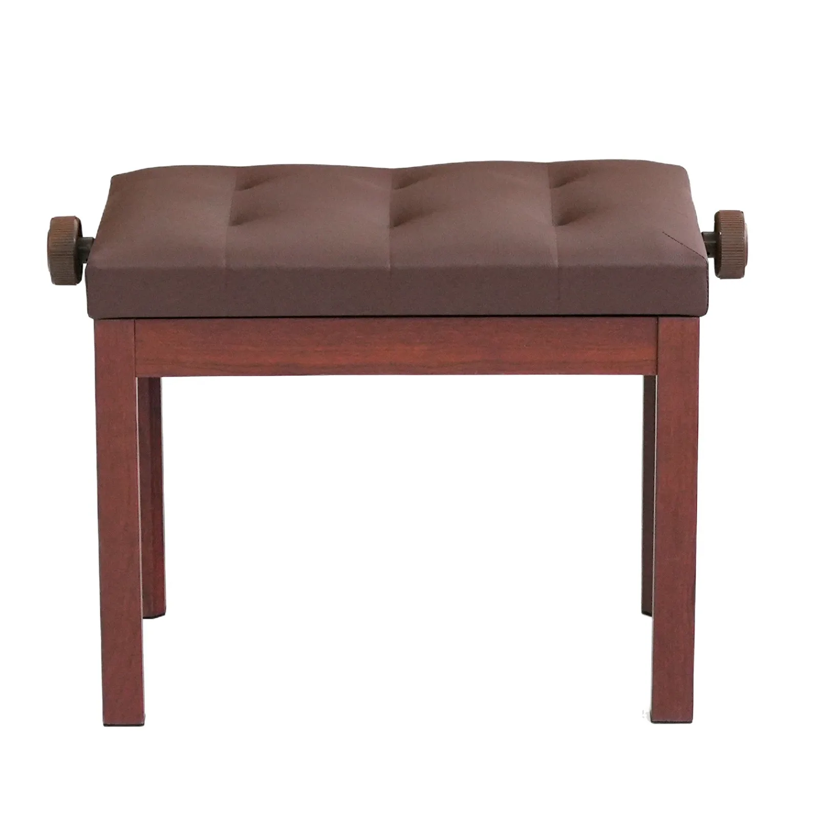 Single Adjustable Lift Solid Wood Legs Walnut Stool, Guzheng Piano Chair