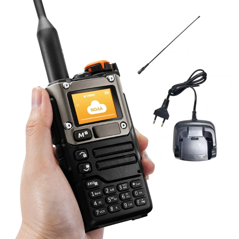 del walkie talkie 5W 20CB congriega tipo radio inalámbrica NOAA frecuencia USB del VHF DTMF frecuencia