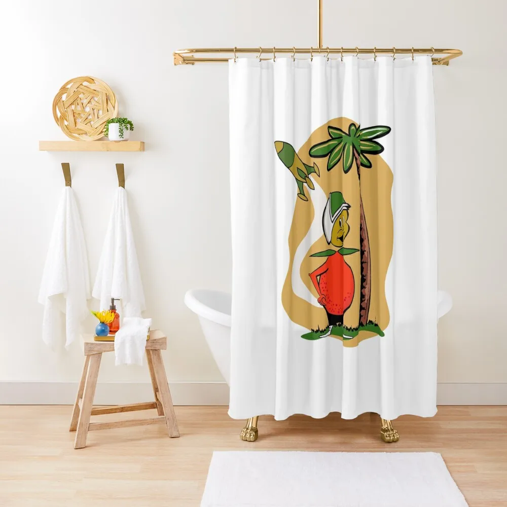 

Mighty Central Florida Citronaut Shower Curtain Shower Bathroom Elegant Bathroom Waterproof Fabric Shower Curtain