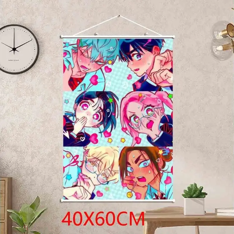 VIKAMA Alien Stage Wall Scroll Hanging Anime Tapestry Wall Hanging Living Room Bedroom Dormitory Home Decoration