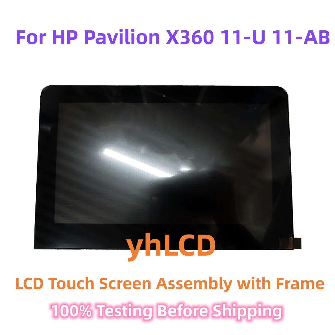 11.6'' Inch For HP Pavilion X360 11-U 11-U054TU 11-AB 11-K 11- 1-K161NR 11-K122nw With Frame LCD Touch Screen Assembly