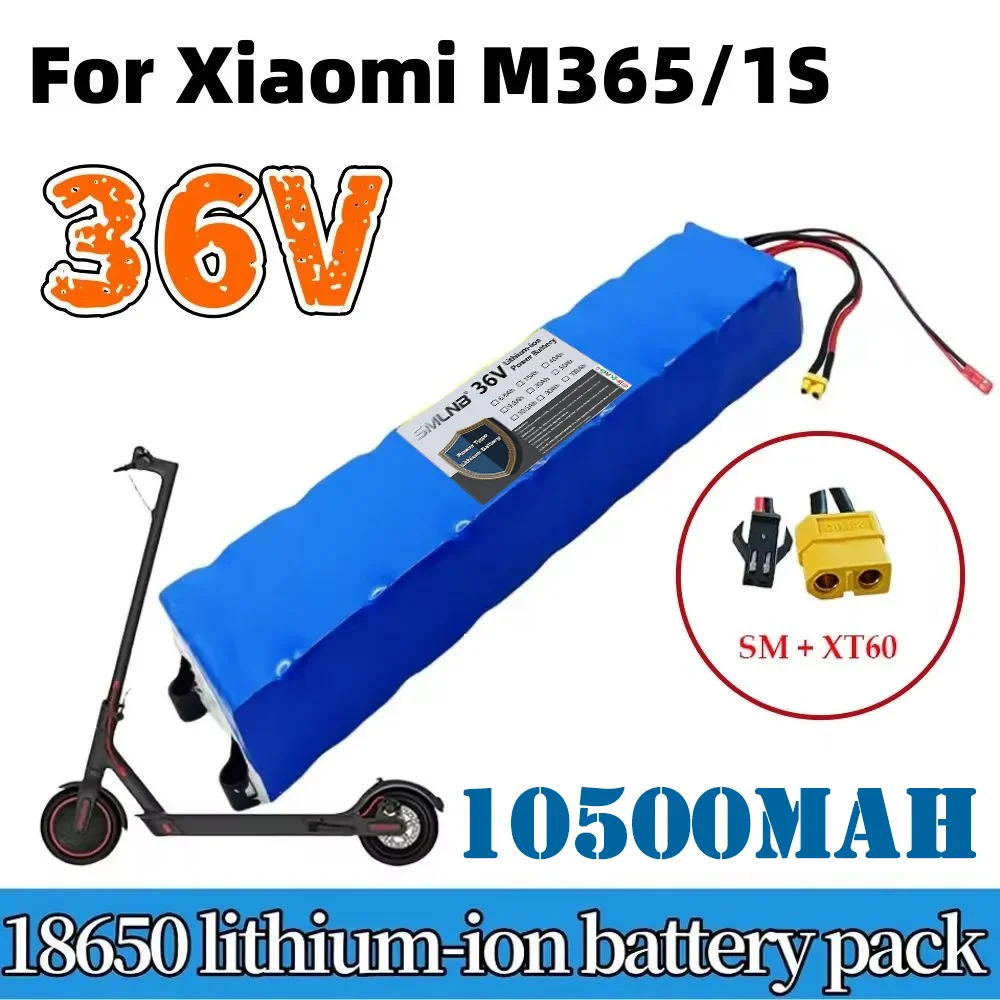

10S3P 36V Battery 10500mAh Suitable For Xiaomi M365/M365pro New Electric Scooter Battery 18650 Lithium-ion battery pack with BMS
