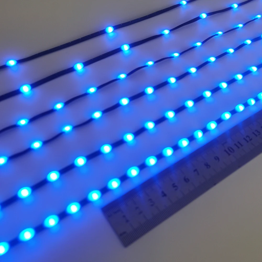DC12V Seed Pixels Intelligent pixels 3channel RGB lights WS2811 WS2812 LED Pebble Pixel String Light RGB Addressable Full Color
