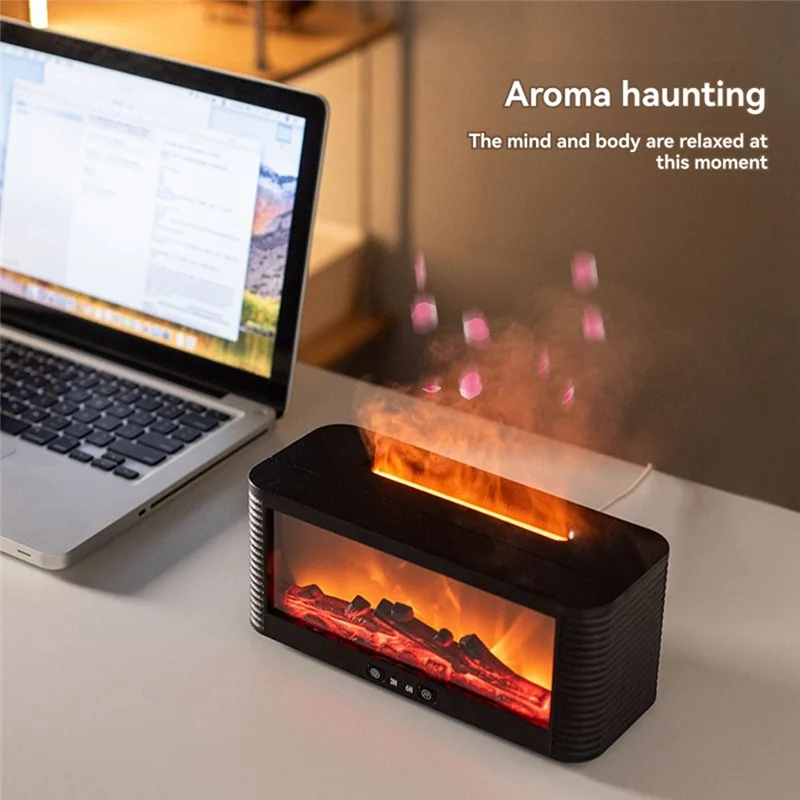 Mini difusor de chimenea para el hogar y el dormitorio A39M para aceites esenciales, humidificador de aire de aromaterapia