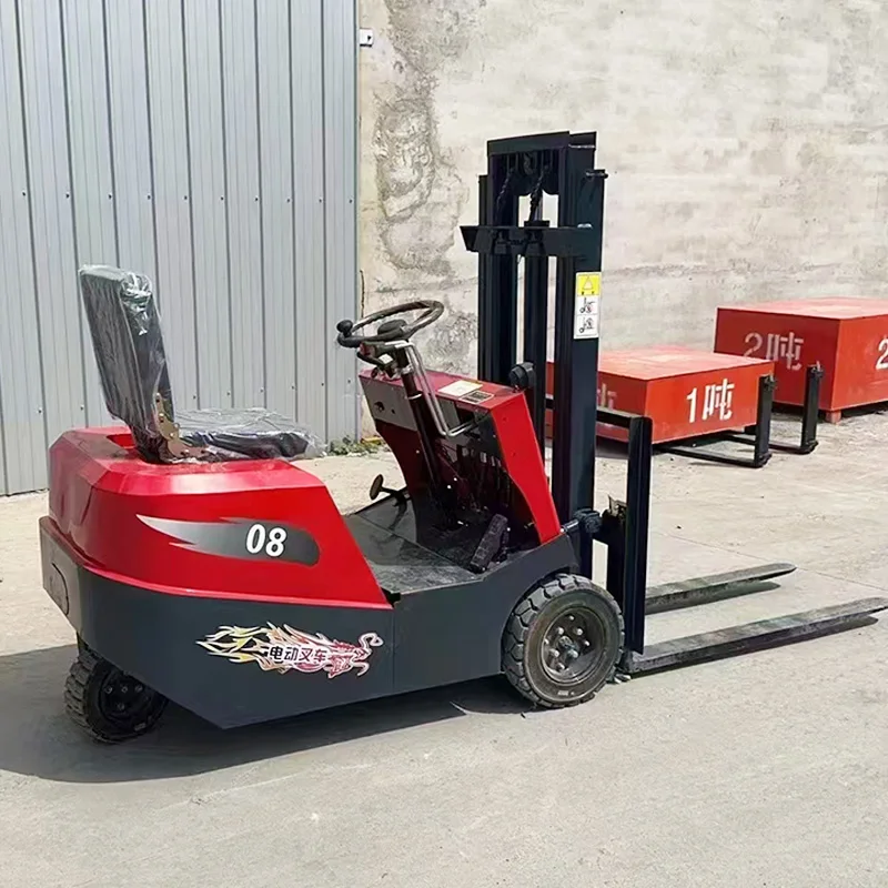 Hot-Selling Customized Mini Electric Forklifts 0.8 Ton 1 Ton 2 Ton High-Load Loading and Unloading Forklifts with Fast Delivery