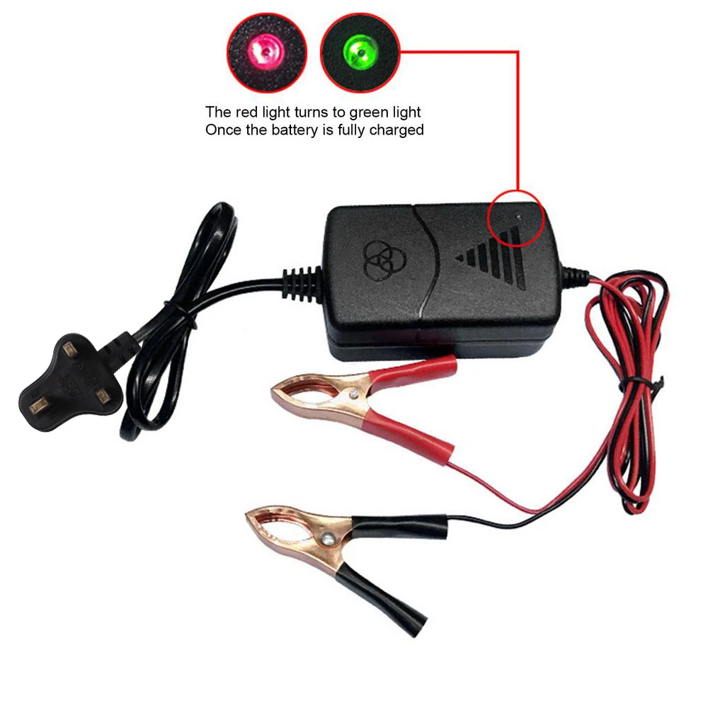 12V Automatic Car Battery Trickle Charger For Van Motorhome Caravan Motorbike Motorcycle EU/US/UK Plug