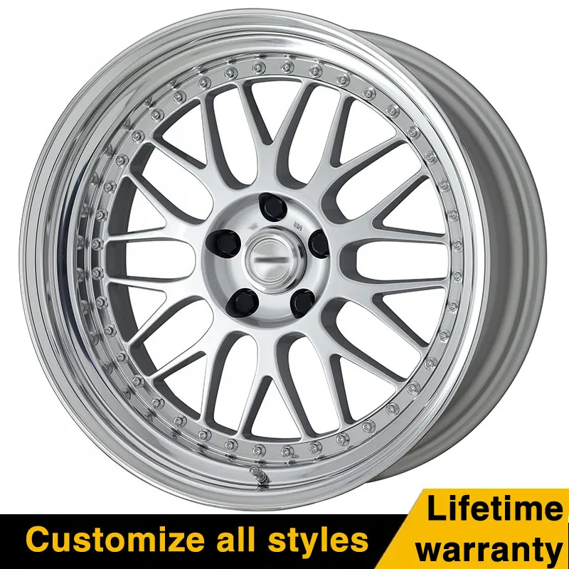 Work Wheels Meister M1 2P Forged Classic Wheels 16-24 Inch 3-Piece Alloy For EK EG DC2 Retro JDM TrackW205,W213,W166,X156,W257F2