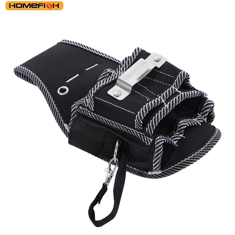Bolsa de Ferramentas Simples HOMEFISH para Cintura, Suporte para Furadeira, Bolsa de Cintura Multifuncional para Eletricista