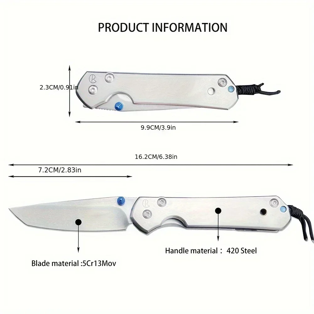2026 new CR Pocket EDC Outdoor Knives Folding Knife Hunting Tanto 5Cr13Mov Blade Multitools Sharp Survival Folder Fruit Cutter - view 6