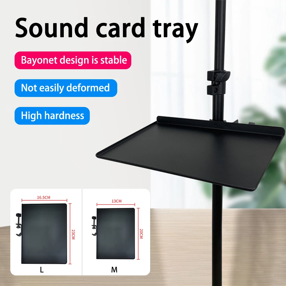 

Sound Card Tray Universal High Quality Plastic Adjustable Microphone Stands For Live Tripod Bracket Mic Holder Accessories